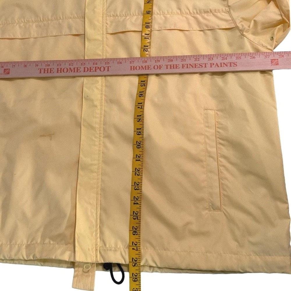 Vintage Polo Golf Ralph Lauren Rain Jacket Yellow Full Zip Packable Mens Size XL - Picture 3 of 12